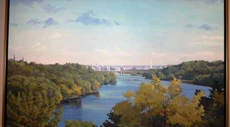 Potomac, 2010, oil on linen by John Morrell