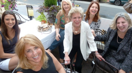 Kate Michael, Marilyn Thompson, Linda Roth, Fran Berk, Mary Bird and Jodi Schneider