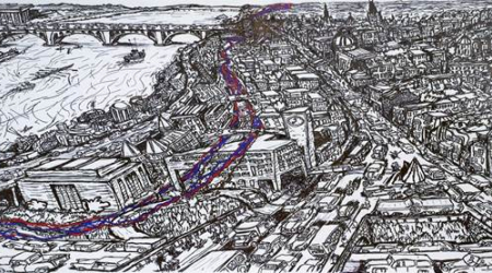 Sidney Lawrence as latest artist in Georgetown Gongoozlers* mural project