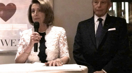 Speaker Pelosi and Gabriel Battista