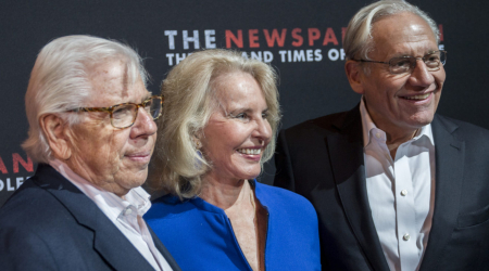 Carl Bernstein, Sally Quinn and Bob Woodward