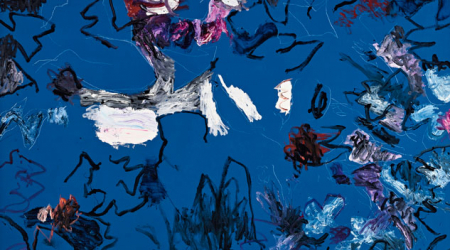 Oliver Lee Jackson, oil-based paint on canvas