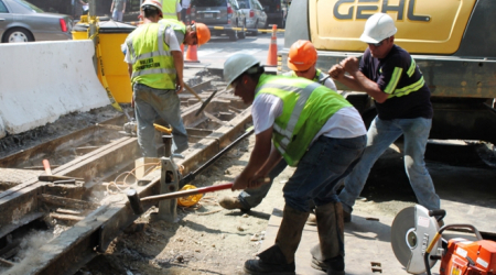 Restoring O &amp; P Street trolley tracks