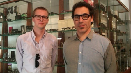 Pierce Voorthuis, son of Joost Voorthuis, and Rama Valentin at November Trunk Show