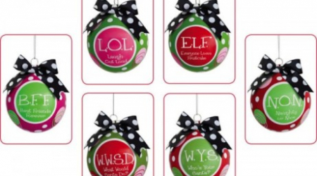 Dandelion Patch glass ornaments