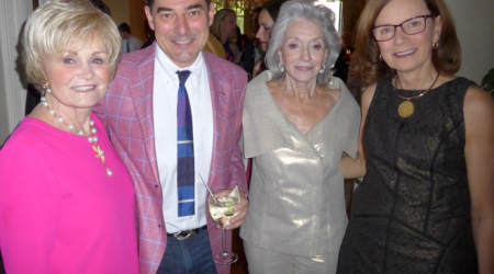 Kitty Kelley, Christian Zapatka, Barbara Alafoginis and Roberta Theis