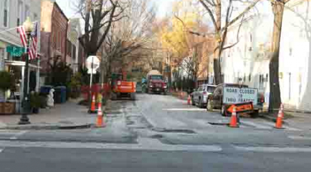 After months of delays, DC Water says the road will be repaved by next Wednesday.