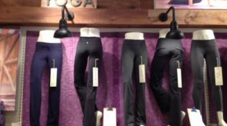 Yoga pants are perfect for traveling.