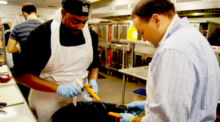 D.C. Central Kitchen prepares 4,500 to 5,000 meals daily for those in need.