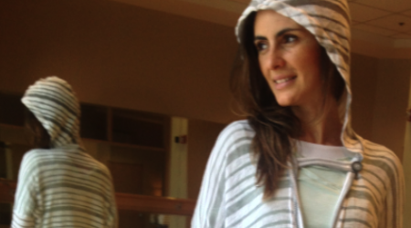 Carolina Baldi wearing Four Seasons Health Club Active Wear