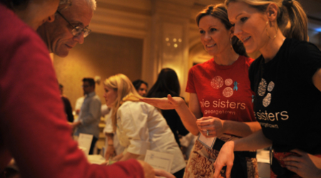 Georgetown's Pie Sisters Treating Guests at the 2013 Turn Up The Heat Gala