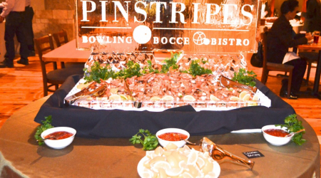 Pinstripes opening party