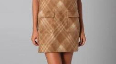 Shoshana Plaid Pocket Shift Dress