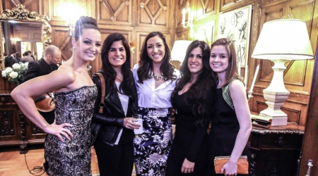 Fran Holuba, Maha Hakki, Sondra Ortagus, Dannia Hakki and Sophie Pyle