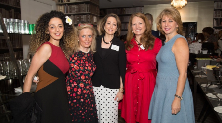 Masih Alinejad, Rep. Debbie Dingell, Susan Goldberg and Sharon Waxman (R)