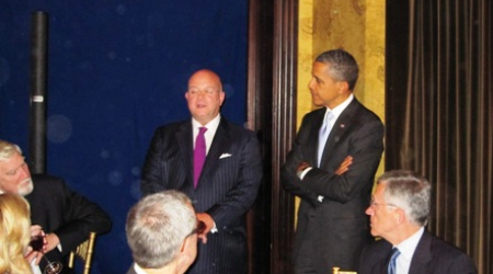 Dr. James D'Orta introducing President Obama