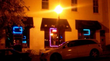 Prince Cafe with neeon sign