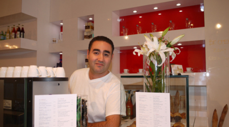 Puro Café owner Rashid Hassouni