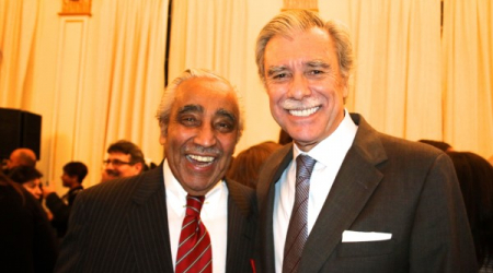Rep. Charlie Rangel (D. NY) with T.H. Carlos Gutiérrez