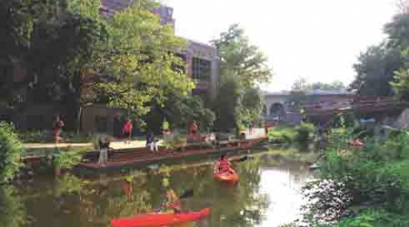 The Old Georgetown Board says the current design does not leave enough space on the dock at the foot of the stairs.