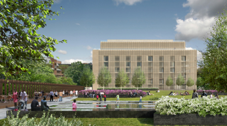 Much of the existing structure would be demolished to make way for a 220,000-square-foot building.
