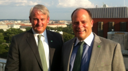 TD Bank SVP Richard Bradshaw and Regional President Brian Monday
