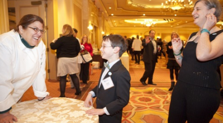 Ris Lacoste with Fans at the 2012 Turn Up The Heat Gala