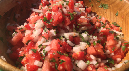 Fresh Salsa with Watermelon