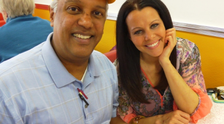 Kamal Ali and Bambi Frazier at Ben&#039;s Chili Bowl