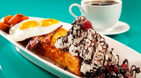 Frozen hot chocolate French toast
