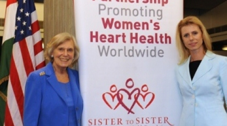 Irene Pollin and Sister to Sister&#039;s VP for International Programs Dr. Lotti Letanoczky