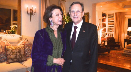 Aniko Gaal Schott with Ambassador Gyorgy Szapary