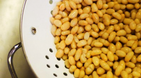 Tallmadge's white cannallini beans with garlic and basil