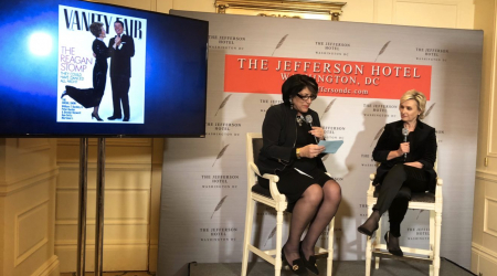 Tammy Haddad and Tina Brown