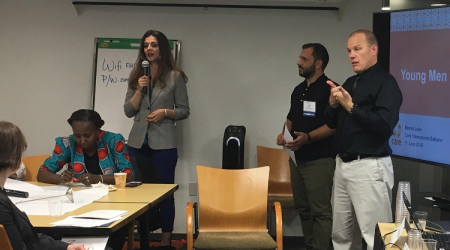 Ambassador Vlora Çitaku addresses the Gender360 Summit