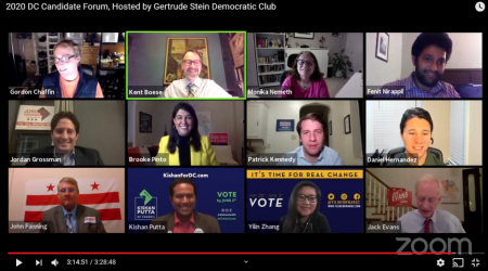 2020 Candidates Forum hosted by the Gertrude Stein Democratic Club