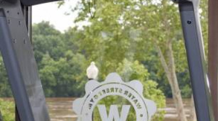 The view while working out at Water Street Gym.