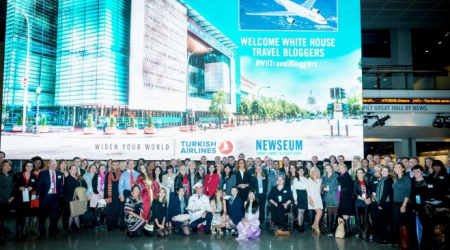 White House Travel Bloggers at the Newseum