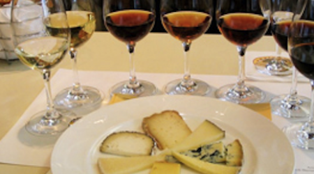 Spanish wines and cheeses