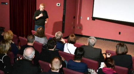 Gregoire Poirier introducing film