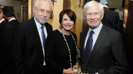 Wolf Blitzer with Marlene and Fred Malek