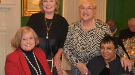 Sharon Rockefeller, Pat Harrison,  Lidia Bastianich, Carla Hayden