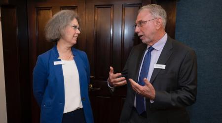 Edith Chapin and Marty Baron