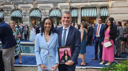 Francesca Chambers and Michael Moroney
