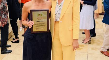 Elizabeth Miller and Brooke Pinto