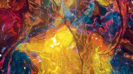Liquid Glass, Yellow is for Happiness