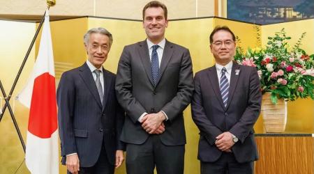 H.E. Shigeo Yamada, Ambassador of Japan, The Hon. WILLIAM KIMMITT, Under Secretary of Commerce for International TradeMr. Shigeki Murata, Commissioner of the Japan Tourism Agency 