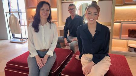 Emmanuella Correia, DJ Freitas and Vitoria Sarmento 