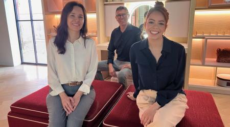 Emmanuella Correia, DJ Freitas and Vitoria Sarmento 