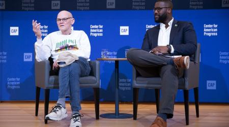 James Carville and Frederick Bell